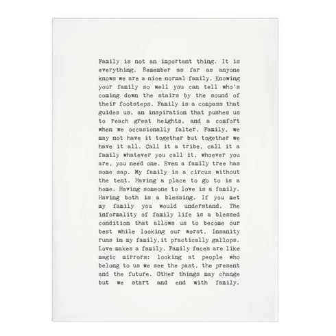 Family Tea Towel